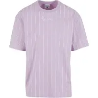 Karl kani Camisa roxo / branco