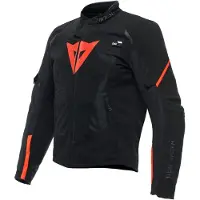 Dainese Casaco inteligente LS Sport D-Air jaqueta de tecido Preto/Vermelho 44