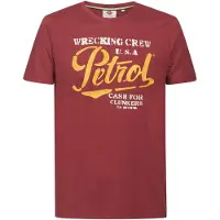 Petrol Industries Camisa 'Classic' amarelo / vermelho fogo / branco