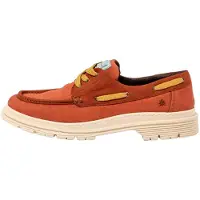 Art unisex. 1190111MH003_006 Sapatos de couro 1901 Birmingham laranja (43), Plano, 3 a 5cm, Cordão, Casual