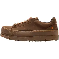 Art unisex. 1177311S3003_012 Sapatos 1773 Planeta Azul Marrom (45), Tecido, Plano, 1 a 3cm, Cordão, Casual