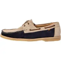 El naturalista unisex. 2596312C8005_0MU Mocassins em pele N5963 Plantae azul-marinho, bege (46), Couro, Plano, Nenhum, Casual