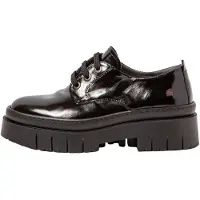Art para mulher. 119521401003_001 Mocassins de couro 1952 Amberes preto (36), 5 a 8cm, Cordão, Casual, Clássico