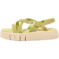 Art para mulher. 1185312G1003_0G3 Sandálias de couro 1853 Málaga verde (36), 3 a 5cm, Fivela, Casual