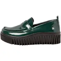Art para mulher. 1153014WS003_0G3 Mocassins de couro 1530 verde (36), 3 a 5cm, Nenhum, Casual