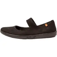 El naturalista para mulher. 253013ZJ0005_001 Sabrinas de couro N5301 ou Coral preto (36), Plano, Velcro, Casual