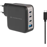 Conceptronic Carregador De Parede Usb-a E Usb-c Althea18b Gan 100w