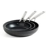 KitchenAid Conjunto De Panelas Forged Hardened Aluminium Frypan 3 Unidades