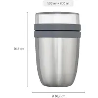 Mepal Lancheira Térmica Ellipse 500+200ml