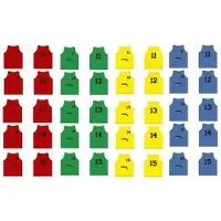 Softee Colete De Treino Numbered 11-15 5 Unidades