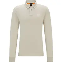 BOSS para homem. 50507704 Pólo bege Passerby (M), Casual, Algodão, Manga comprida
