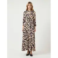 Y.A.S Vestido Longo De Manga 3/4 Savanna