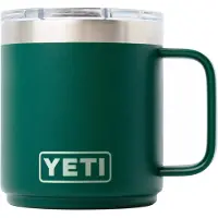 Yeti Rambler Stackable Mug 10oz Mag Slider Lid, Black Forest Green, caneca térmica empilhável com tampa, 295 ml