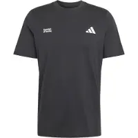 Adidas Camisa funcionais 'RUN ESSENTIALS GRAPHIC' preto / branco