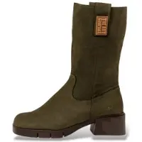 Art para mulher. 112861222003_0G3 Botas de Couro 1286 Varsóvia castanho esverdeado (38), 3 a 5cm, Nubuck, Zíper, Casual