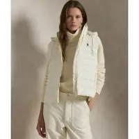 Ralph Lauren para mulher. 211958935002 Colete dobrável hidrófugo branco creme (XXL), Casual, Sustentável, Nylon reciclado