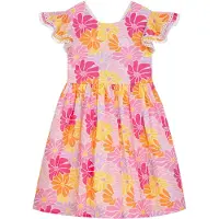 DANAMADE Vestido 'DRUBY' laranja / rosa / rosa claro