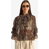 Bianco Lucci Blusa mocha