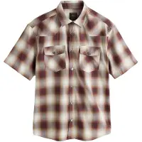 Next Camisa bege / cinzento claro / vermelho escuro / branco