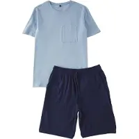 Trendyol Pijama curto azul / azul claro