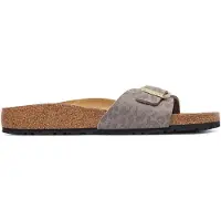 Birkenstock Sapato aberto 'Madrid' taupe / cinzento escuro