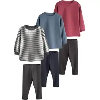 Next Conjuntos navy / borgonha / preto / branco