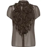 Saint tropez Blusa 'Lilja' castanho escuro