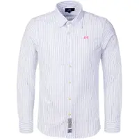 La Martina Camisa azul claro / branco