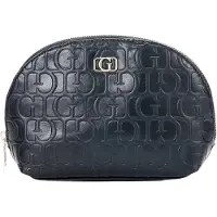 GUESS Borsa Cosmetica Da Donna ovale nero — Borsa cosmetica