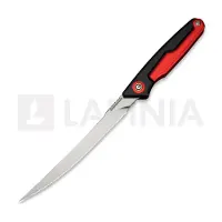 CIVIVI Navalha Shawka, Black & Red Aluminum, Satin