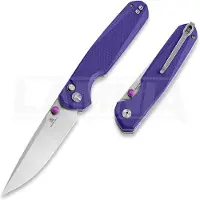 Bestechman Navalha Velix - Satin + Stonewash - G10, púrpura