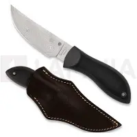 Spyderco Faca Moran Upswept Gray Damasteel SPRINT