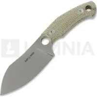GiantMouse Faca GMF1 XL Green Canvas Micarta