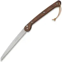 Woxna Ljusnan 113025 Foldable Saw, madeira de nogueira, aço inoxidável, serra dobrável, 25 cm