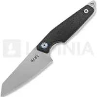 MKM-Maniago Knife Makers MKM Makro 2 Sheepfoot, Stonewashed, Black G10 faca fixa, Jesper Voxnaes design