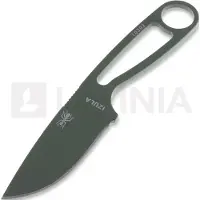 ESEE Izula OD Green IZULA-OD faca de pescoço com bainha preta + clipe de cinto