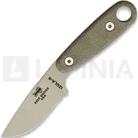 ESEE Izula II Desert Tan IZULA-II-DT faca de sobrevivência com bainha preta + clipe de cinto