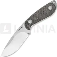 Kizer Cutlery Buddy 1081A8 Stonewashed 14C28N, Black Micarta, faca fixa, Maksim Epifantsev design