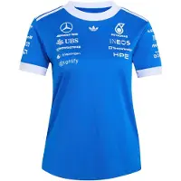 Adidas Camisa funcionais 'Mercedes-AMG Petronas Formula 1 Team' azul céu / branco