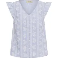Cream Blusa 'CRAmmeli' azul pombo / branco