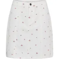 Kaffe Saia 'lora' rosa / branco