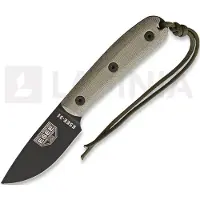 ESEE Faca de sobrevivência Model 3, modified handle