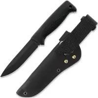 Peltonen Knives Sissipuukko M07, leather sheath, preto