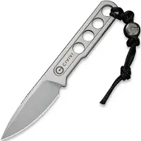CIVIVI Circulus C22012-2, Stonewashed 10Cr15CoMoV faca de pescoço, Ostap Hel design