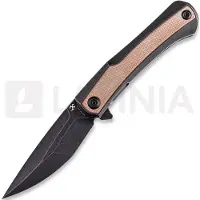 Kansept Knives Navalha Kratos Titanium Brown Micarta