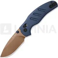 Kizer Cutlery Navalha Sheepdog C01C Elmax, Blue Aluminum, Sunset Metal PVD