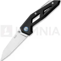 MKM-Maniago Knife Makers Navalha Edge Liner, Black anodized aluminum
