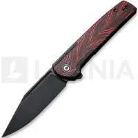 CIVIVI Navalha Cachet Black Red G10