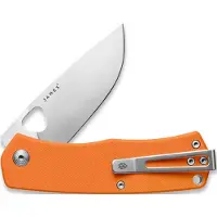 The James Brand Navalha The Folsom - Orange / Stainless / G10 / Straight