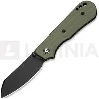 CIVIVI Crabby, OD Green G-10, Black Stonewash